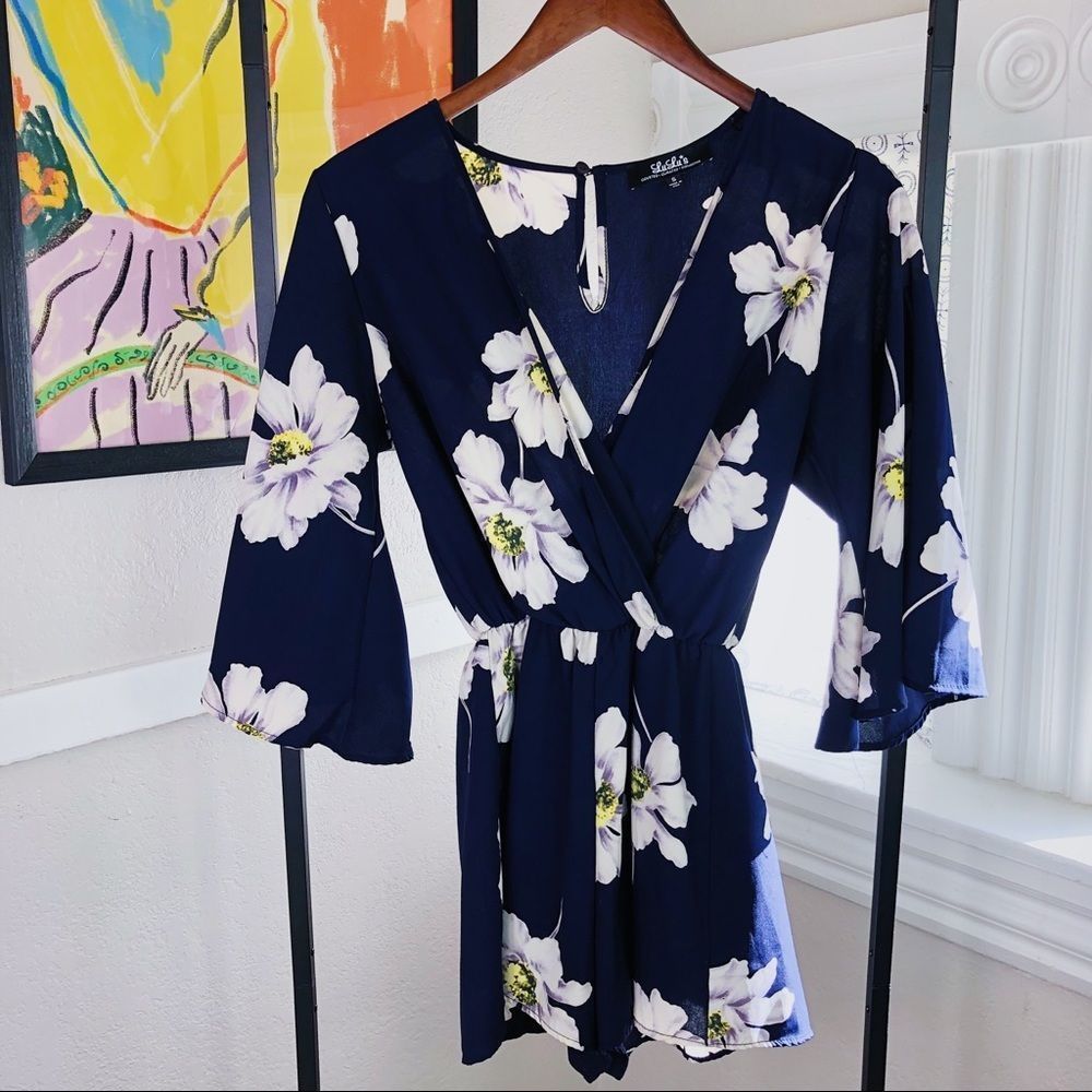 LuLu's floral romper